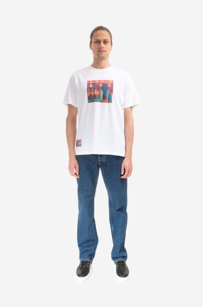 Бавовняні джинси Wood Wood Al Rigid Denim Straight Fit 12235804.7051-LIGHTRI колір блакитний фото 2