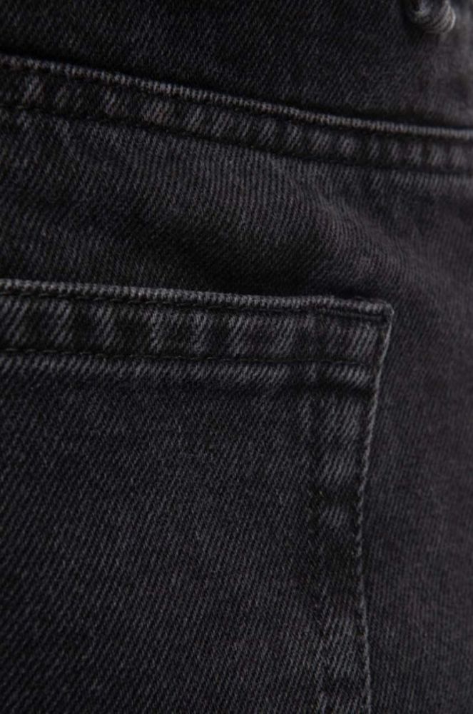 Бавовняні джинси Wood Wood Sol Rigid Denim Slim Fit 12235803.7051-BLACK колір чорний фото 4