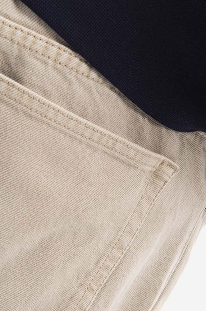 Бавовняні джинси Wood Wood Al Rigid Denim Straight Fit 12215804.7051-LIGHTSA колір бежевий фото 4