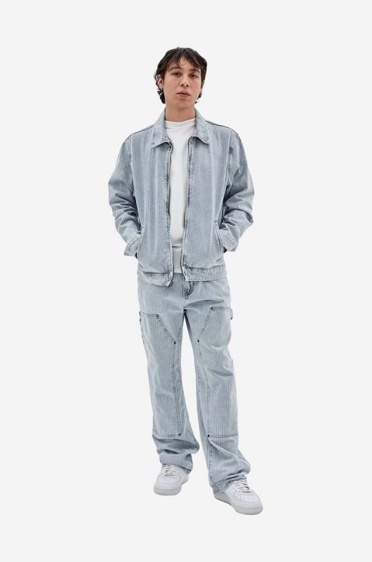 Джинси Guess Herringbone Panel Carpenter чоловічі M3GG80.D4ZW0-F7WL колір блакитний фото 2