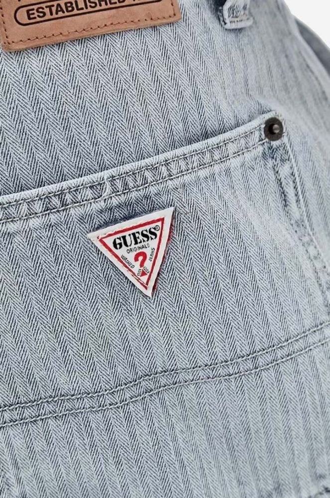 Джинси Guess Herringbone Panel Carpenter чоловічі M3GG80.D4ZW0-F7WL колір блакитний фото 3