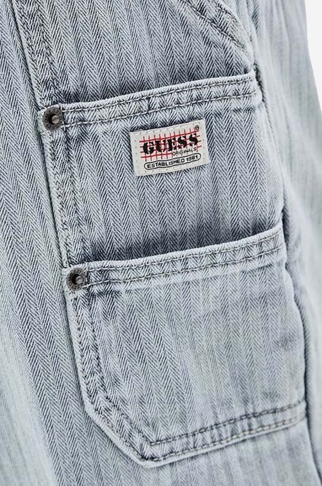 Джинси Guess Herringbone Panel Carpenter чоловічі M3GG80.D4ZW0-F7WL колір блакитний фото 7