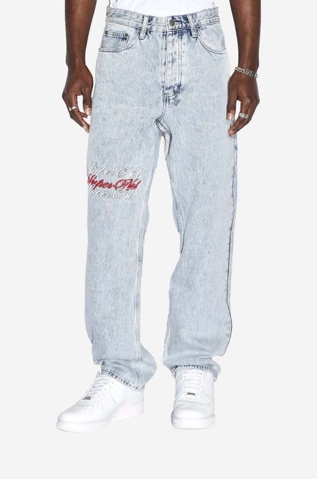 Джинси KSUBI чоловічі MSP23DJ026-DENIM колір блакитний