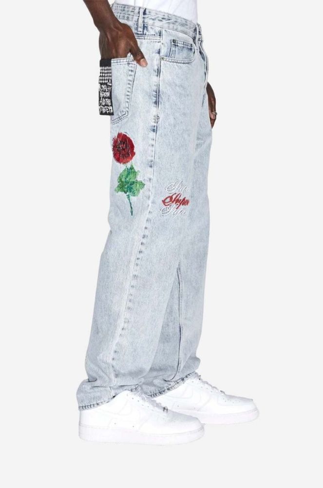 Джинси KSUBI чоловічі MSP23DJ026-DENIM колір блакитний фото 3