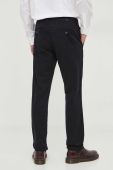 Штани United Colors of Benetton чоловічі колір чорний облягаюче
