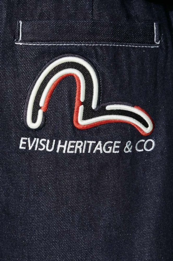 Джинси Evisu 2ESHTM3JE139TPCT чоловічі 2ESHTM3JE139TPCT-INDW колір темно-синій фото 5
