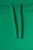 Дитячі бавовняні штани United Colors of Benetton колір зелений однотонні (3393310)