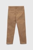 Дитячі штани United Colors of Benetton колір бежевий однотонні (3169307)