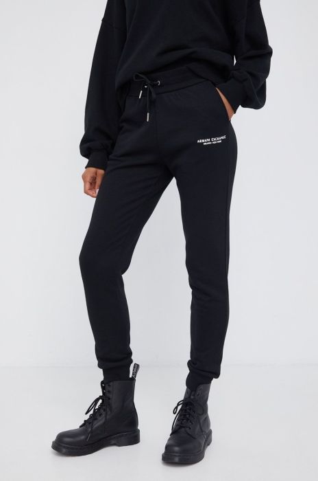 Armani Exchange - Штани колір чорний (1752506)