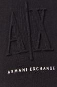 Штани Armani Exchange жіночі колір чорний гладкі