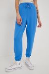Спортивні штани Only жіночі однотонні колір блакитний