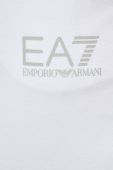 Спортивні штани EA7 Emporio Armani колір білий з принтом