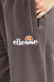 Бавовняні спортивні штани Ellesse Taran Cropped Jog колір чорний середня посадка SGM14012-PINK