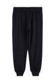 Дитячі спортивні штани Mini Rodini колір чорний однотонні (2218619)