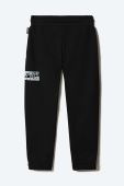 Дитячі спортивні штани Napapijri колір чорний однотонні