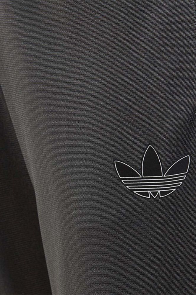 Дитячі спортивні штани adidas Originals колір сірий однотонні фото 4