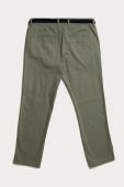 Штани Selected Homme чоловічі облягаюче колір зелений Штани Selected Homme чоловічі облягаюче колір зелений
