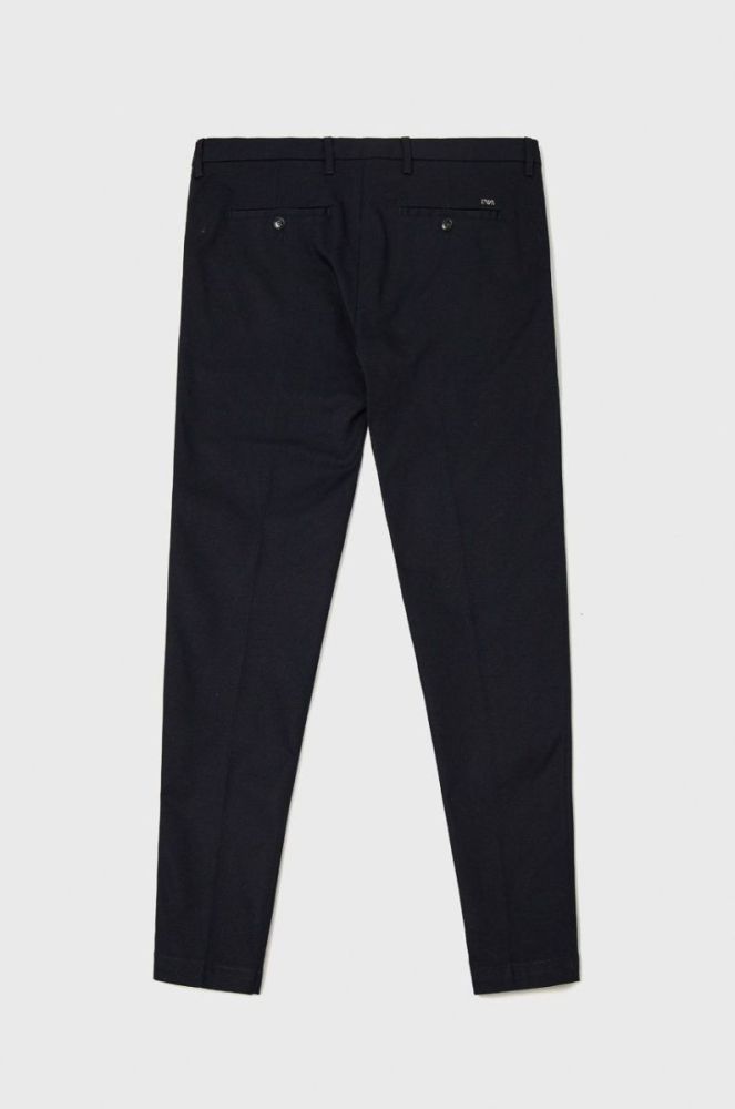 Штани Emporio Armani чоловічі колір синій облягаюче (1738495) фото 2