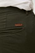 Штани Jack & Jones чоловічі колір зелений облягаюче