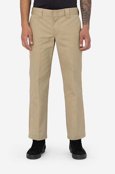 Штани Dickies Work Pant Rec чоловічі колір бежевий прямі DK0A4XK9KHK-brown
