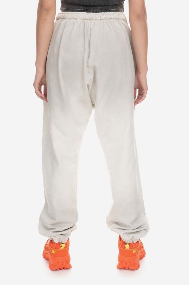 Спортивні штани Guess колір білий однотонні Spodnie GUESS USA Gusa Washed Terry Sweatpant M2BQ10KBB40 G1CG фото 4