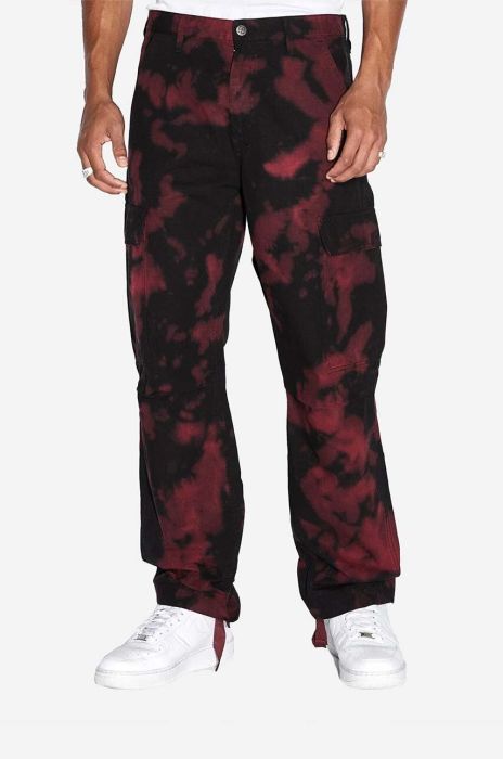 Бавовняні штани KSUBI Fugitive фасон cargo MSP23PA008-ASSORTED колір барвистий