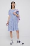 Сукня Vila mini розкльошена колір блакитний (2170141)