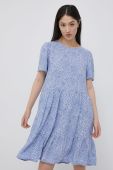Сукня Vila mini розкльошена колір блакитний (2170141)