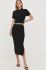 Сукня Karl Lagerfeld колір чорний midi облягаюча (2503208)