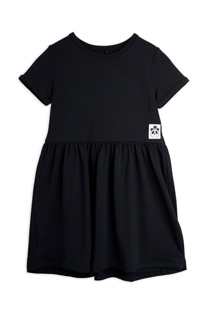 Дитяча сукня Mini Rodini колір чорний mini розкльошена (2218640)