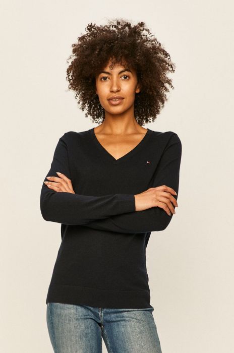 Tommy Hilfiger - Светр колір темно-синій (508686)