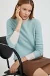 Бавовняний светер Marc O'Polo жіночий колір бірюзовий