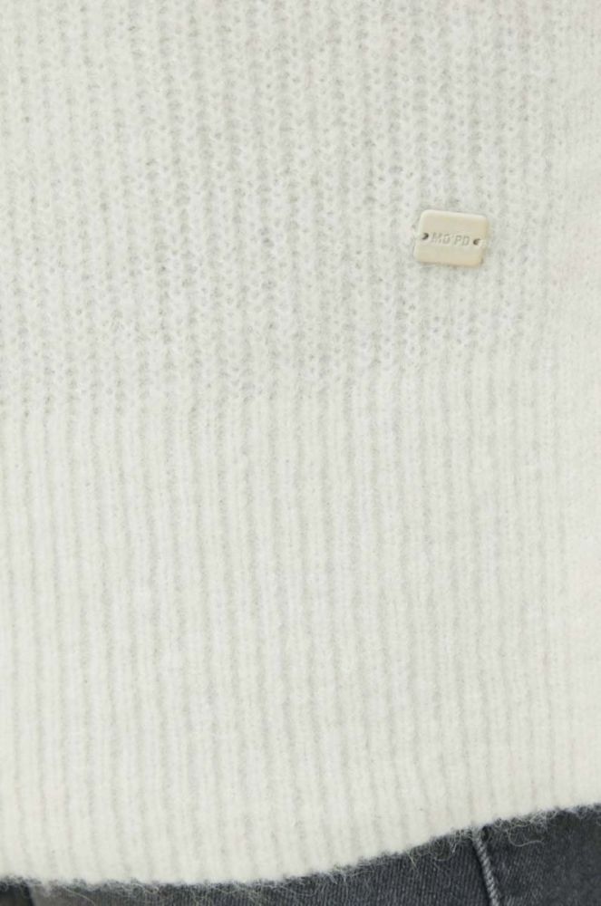 Вовняний жилет Marc O'Polo Denim жіночий колір бежевий гольф фото 5