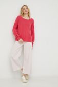Светр з домішкою вовни American Vintage жіночий колір рожевий (2596337)