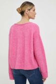 Светр з домішкою вовни American Vintage жіночий колір рожевий (2860684)
