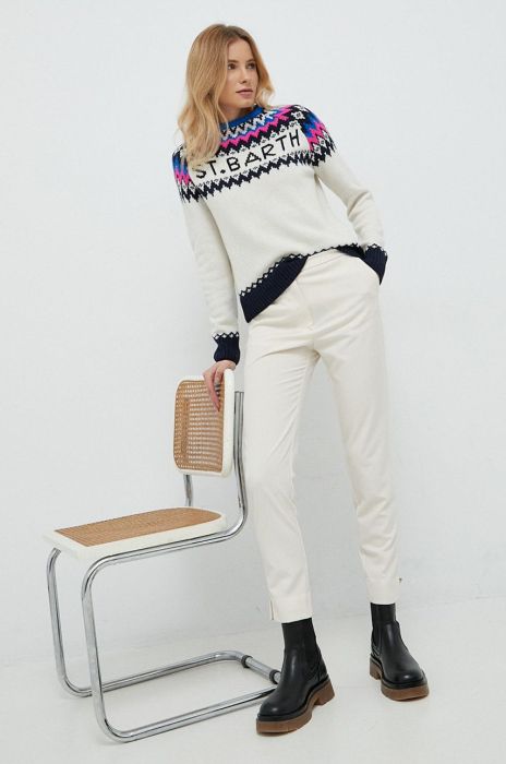 Светр MC2 Saint Barth жіночий теплий колір барвистий