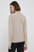 Вовняний светр United Colors of Benetton жіночий колір бежевий легкий (3413075)