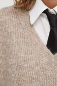 Вовняний светр Gestuz жіночий колір бежевий (3537176)