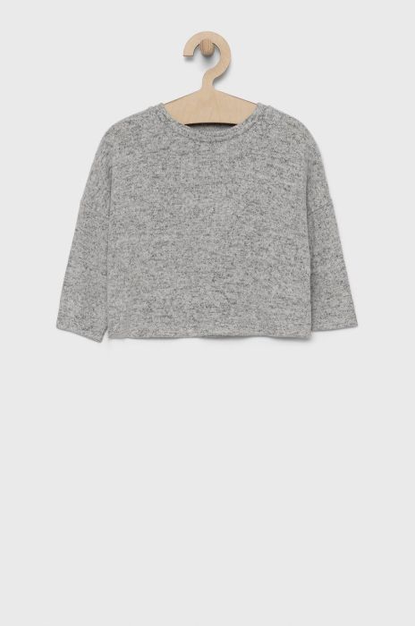 Дитячий светр Name it колір сірий легкий