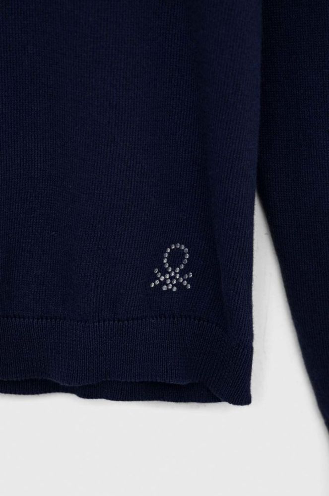 Дитячий кардиган United Colors of Benetton колір синій легкий (2932970) фото 3