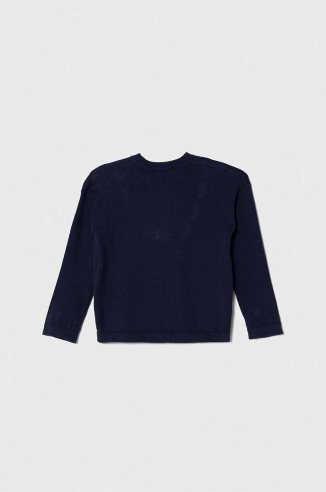 Дитячий кардиган United Colors of Benetton колір синій легкий (3427667) фото 2