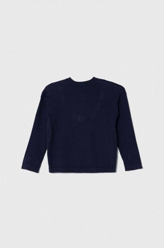 Дитячий кардиган United Colors of Benetton колір синій легкий (3427667) фото 2