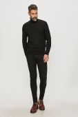 Armani Exchange - Вовняний светр колір чорний