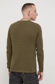 Бавовняний светер Only & Sons чоловічий колір зелений