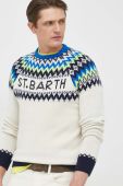 Светр з домішкою вовни MC2 Saint Barth чоловічий колір барвистий