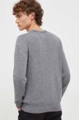 Светр з домішкою вовни Marc O'Polo чоловічий колір сірий легкий (3570509)