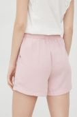 Шорти JDY жіночі колір рожевий однотонні висока посадка (2297899)