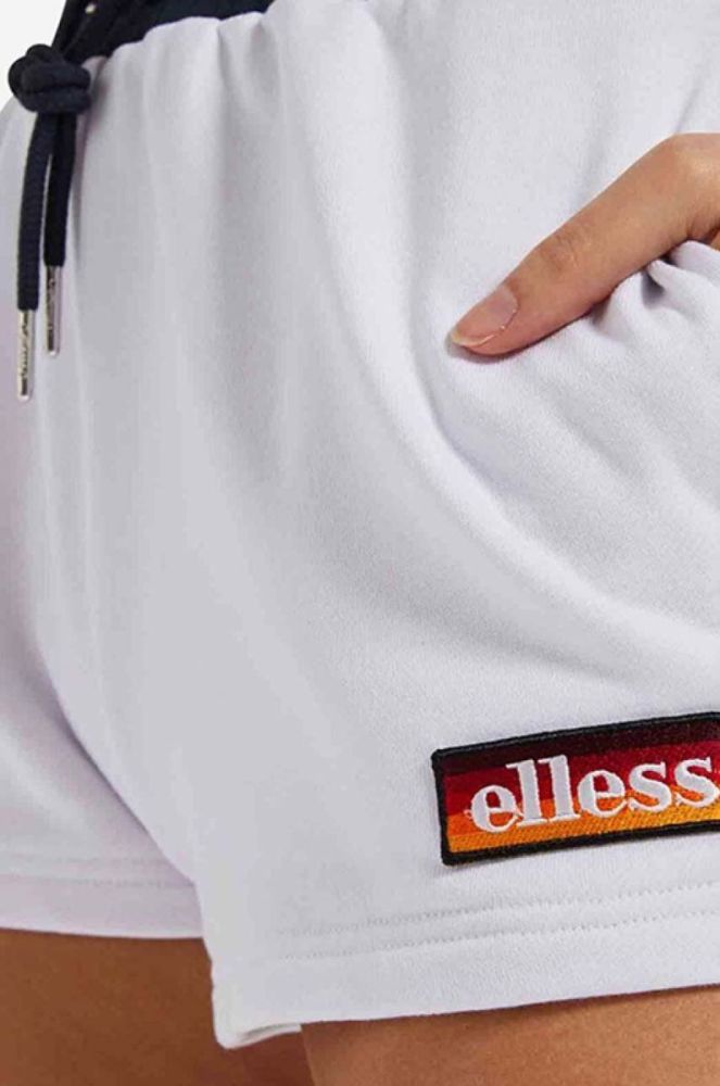 Шорти Ellesse Tang жіночі колір білий з аплікацією середня посадка SGI11073-WHITE фото 3