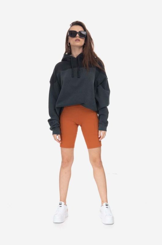Шорти Fjallraven Abisko жіночі колір помаранчевий однотонні висока посадка F87138.243-243