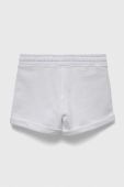 Дитячі бавовняні шорти United Colors of Benetton колір білий однотонні регульована талія (3232945)